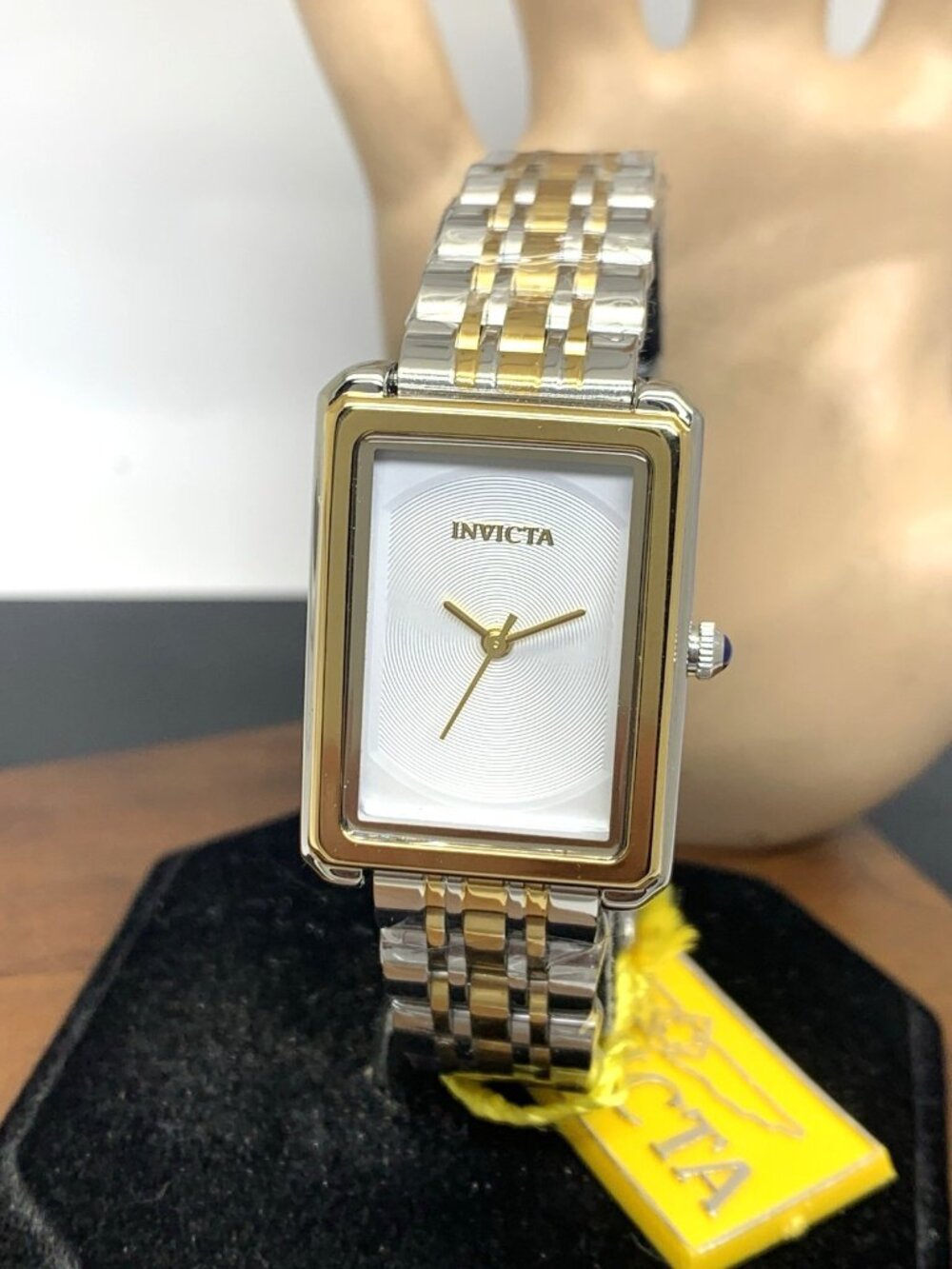 Invicta Women's Watch 69325 Wildflower Quartz Silver Dial Two Tone Tank Steel